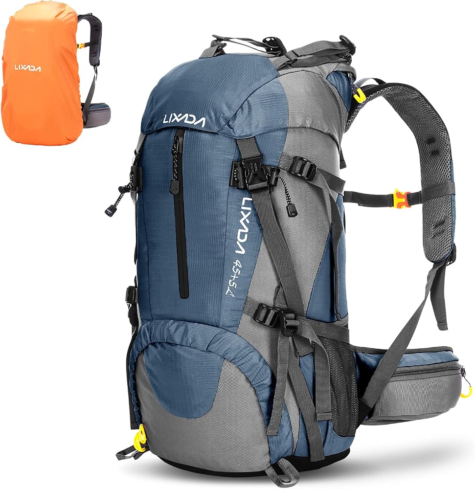 Mochila de escalada ERYUE de 50 litros resistente à água