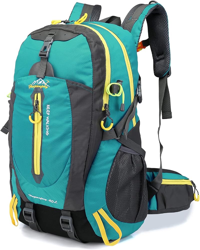 Mochila daypack de 40 litros resistente à água e a rasgos para escalada