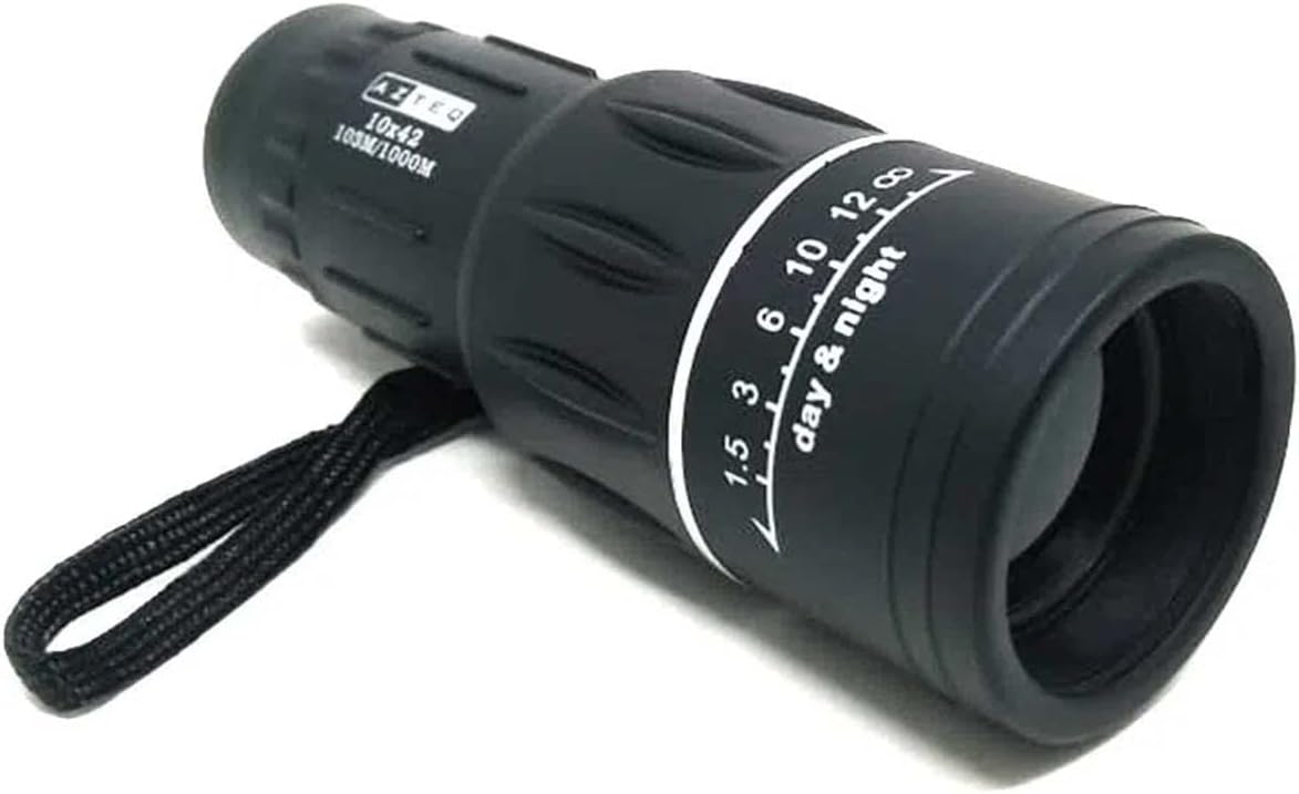 Monóculo Azteq Lince 10x42 com corpo emborrachado para caminhadas