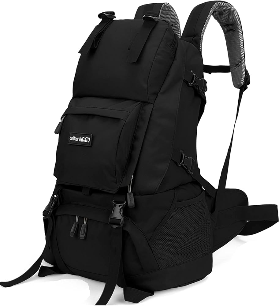 Mochila INOXTO de 40 litros com capa de chuva para escalada e trilha