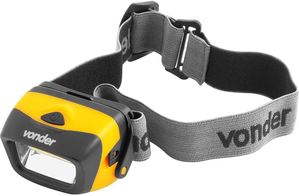 Lanterna de cabeça Vonder LCV 120 com tecnologia LED COB