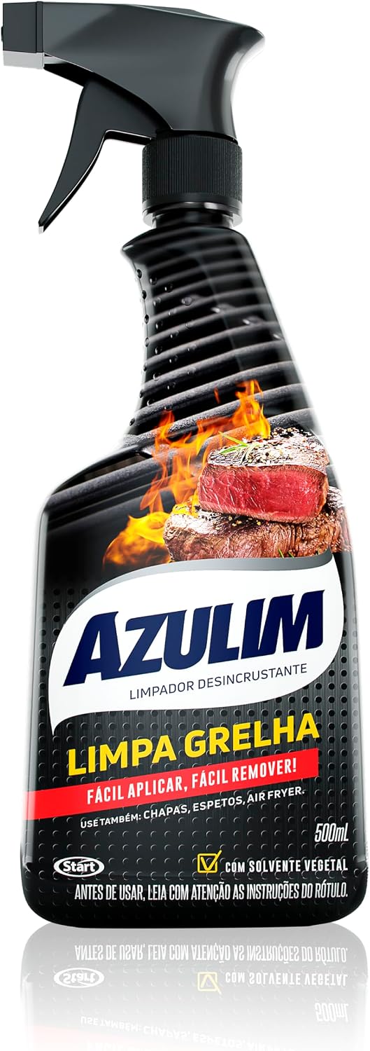 Limpa grelhas Azulim 500 ml para gordura incrustada