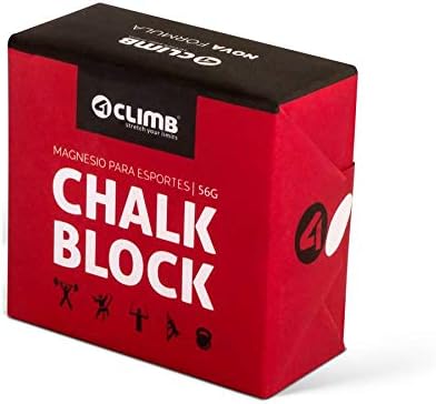 Bloco de magnésio 4Climb Chalk Block de 56 gramas