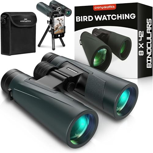 Binóculo Cronyoptics 8x42 para observação de pássaros