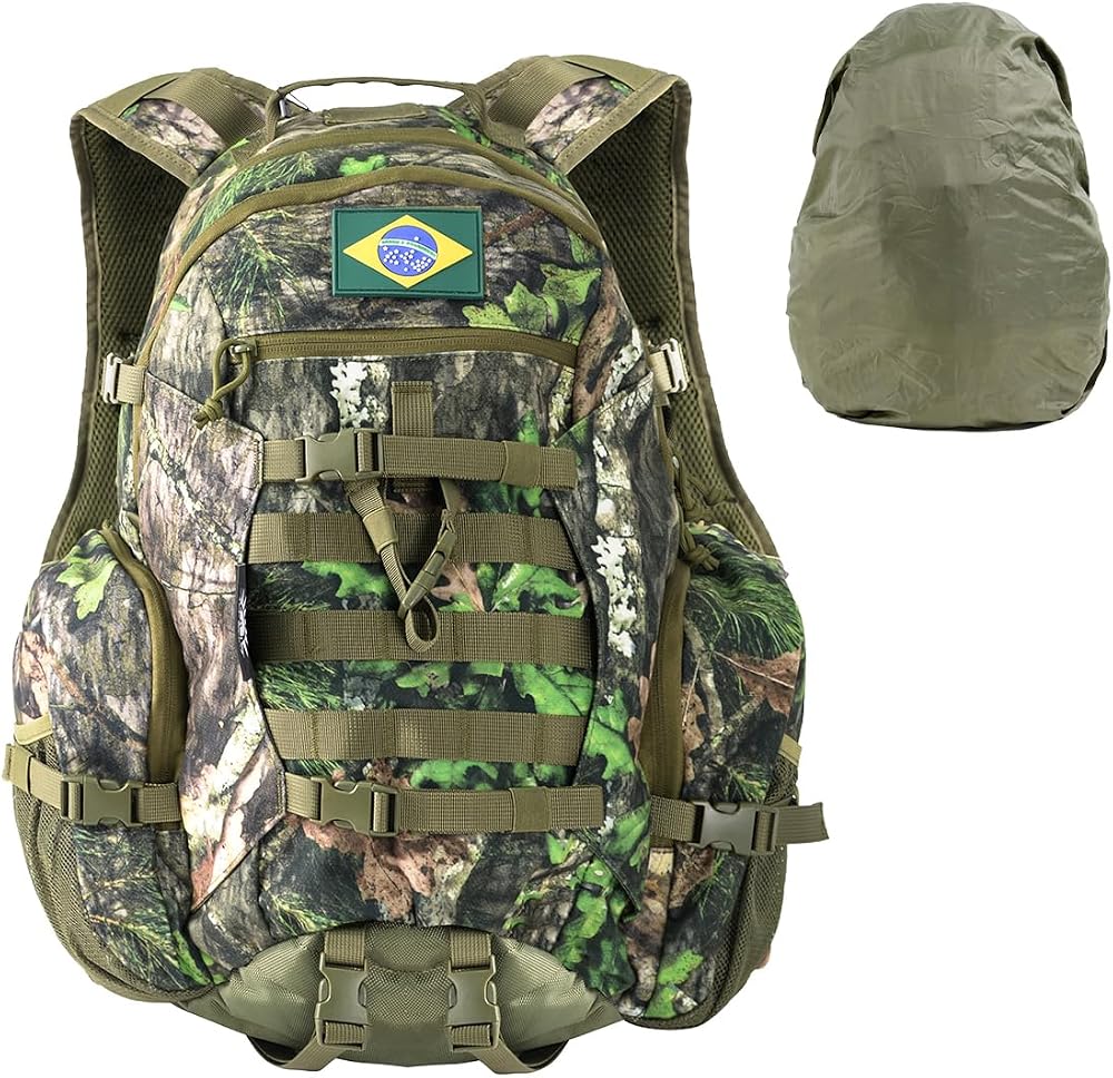 Mochila reforçada de 50 litros para trekking, acampamento e ciclismo