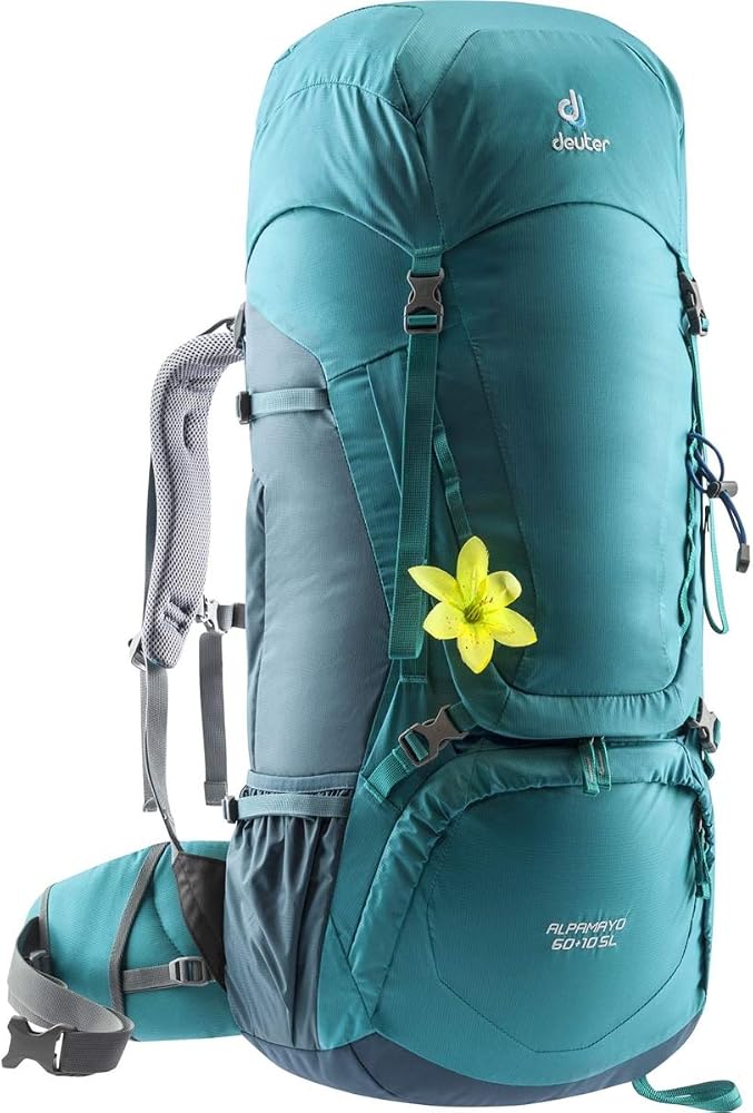 Mochila cargueira Deuter Alpamayo SL 60+10 azul feminina