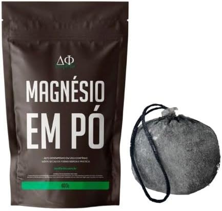 Kit Desfibrila com magnésio em pó de 400 gramas e chalk ball