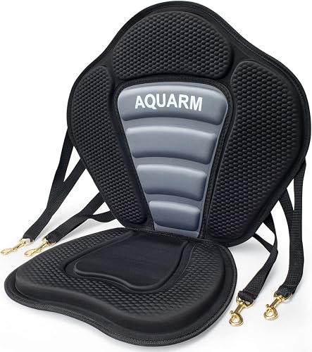 Assento acolchoado AQUARM KS004 para caiaque com encosto alto