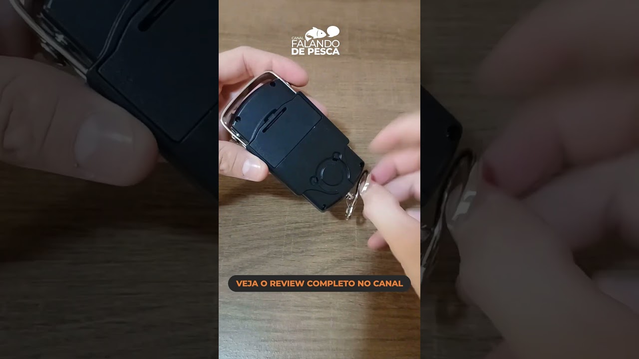Review de balança portátil digital de peixe até 50 kg com trena