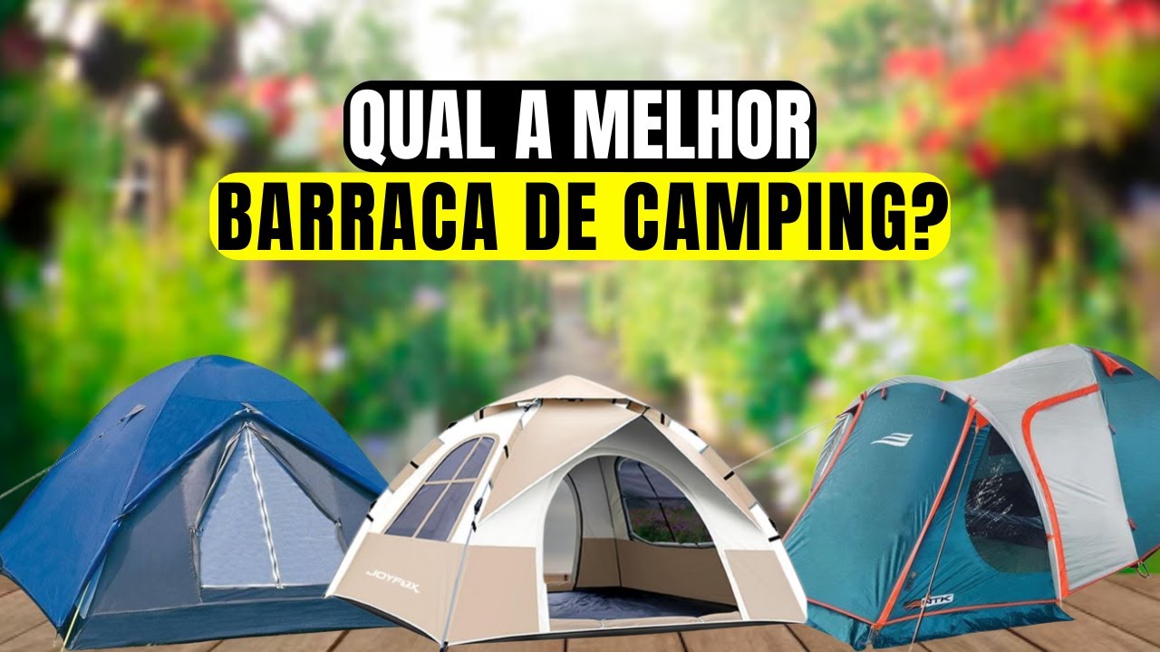 As melhores barracas de camping para 4 pessoas em 2026: conforto, espaço e proteção
