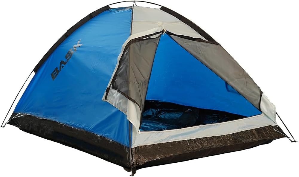 Barraca de camping Bask ultralight para 1 a 2 pessoas na cor azul