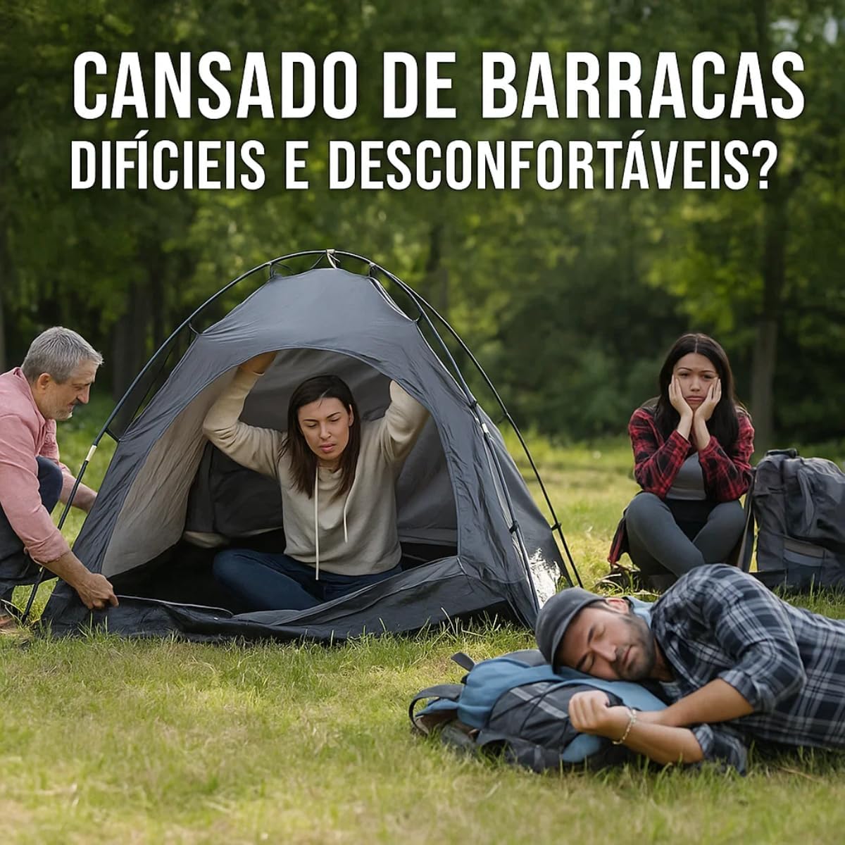 Barraca iglu Buritis para 4 pessoas com duas portas e tela mosquiteiro