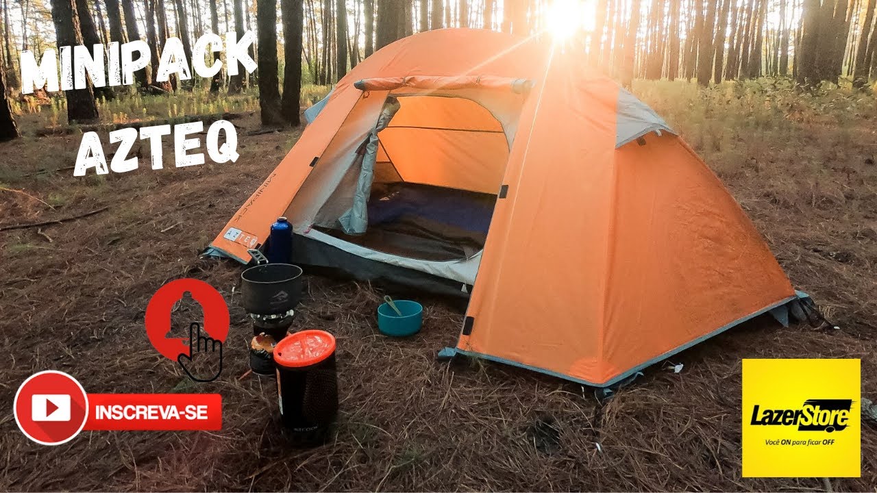 Barraca de camping para 1 a 2 pessoas com 6000 mm de coluna d'água