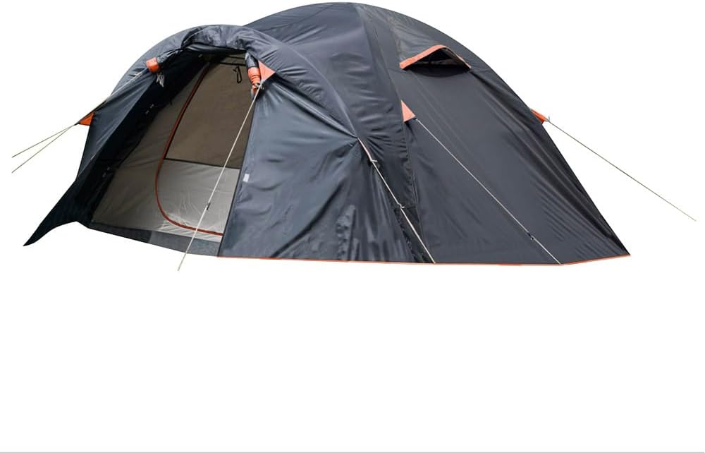 Barraca Coleman Atacama para 4 pessoas com avanço frontal, na cor preta