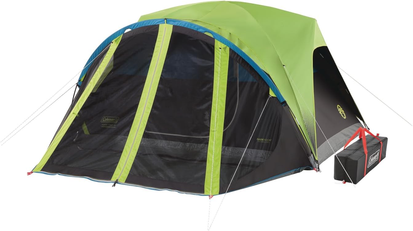 Barraca Coleman Carlsbad Dark Room de 4 pessoas com varanda telada