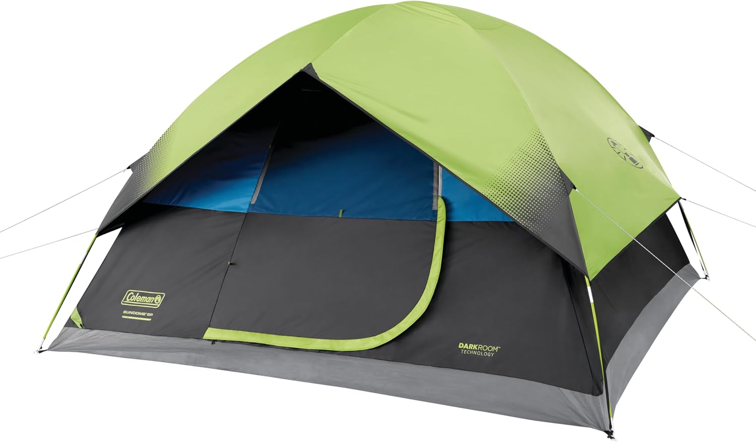 Barraca Coleman Sundome Dark Room de 4 a 6 pessoas na cor preta