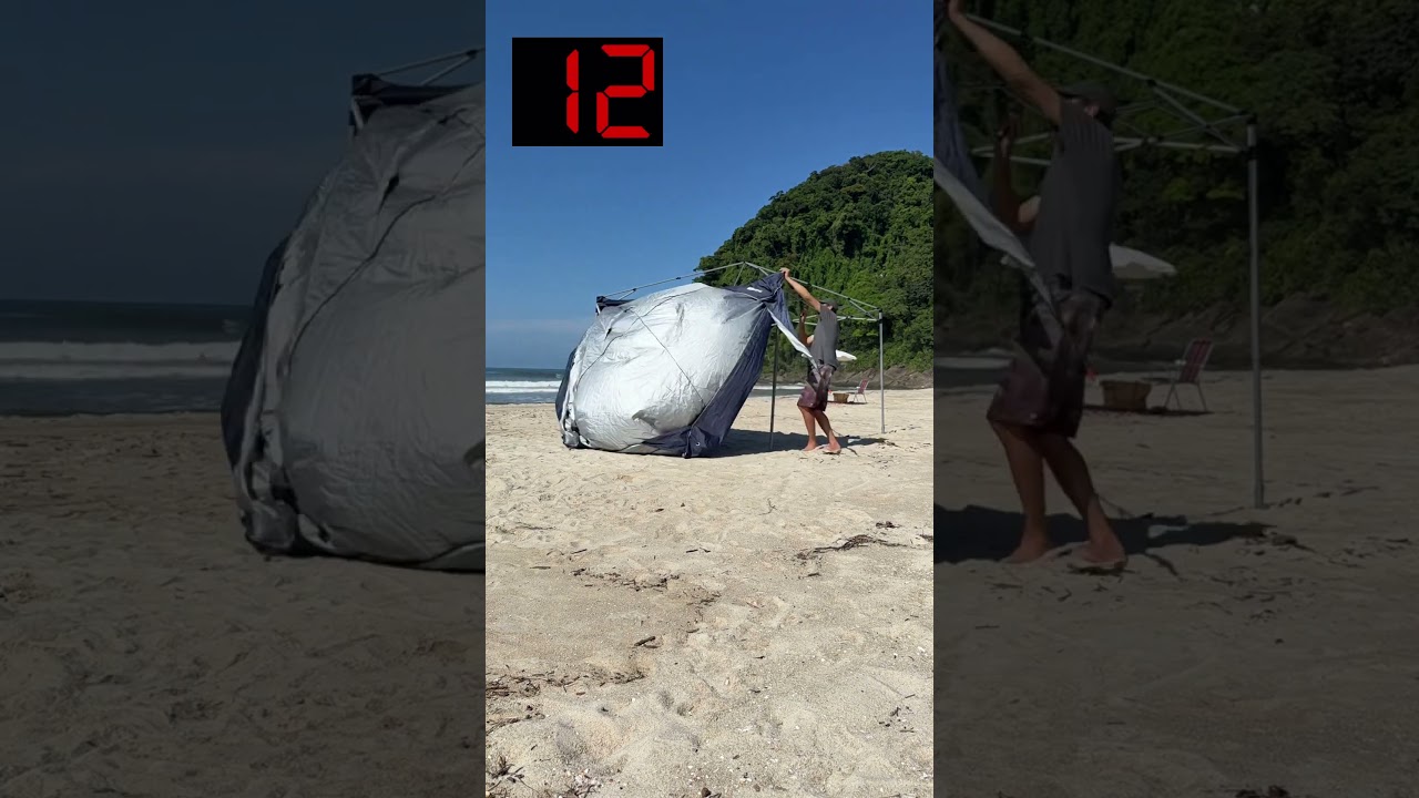 Como montar a barraca de praia em 30 segundos