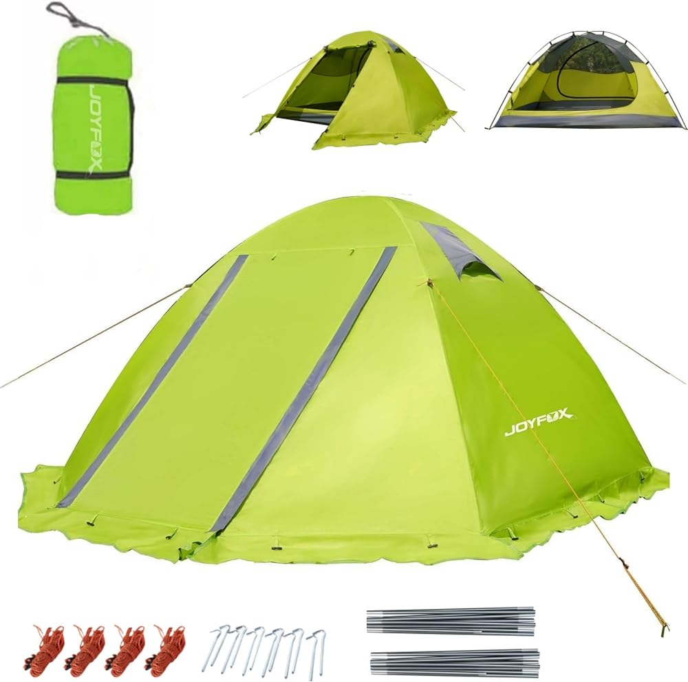 Barraca de camping JOYFOX Rainfly laranja de duas portas