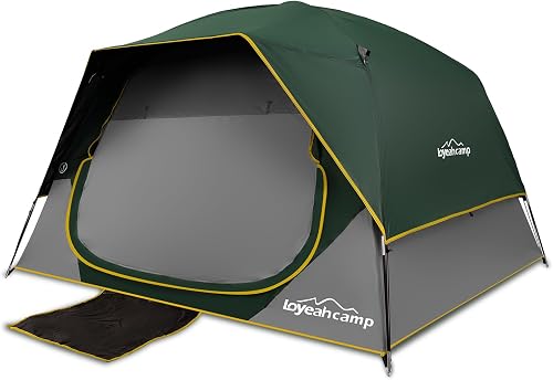 Barraca de camping blackout Loyeahcamp para 4 pessoas na cor verde