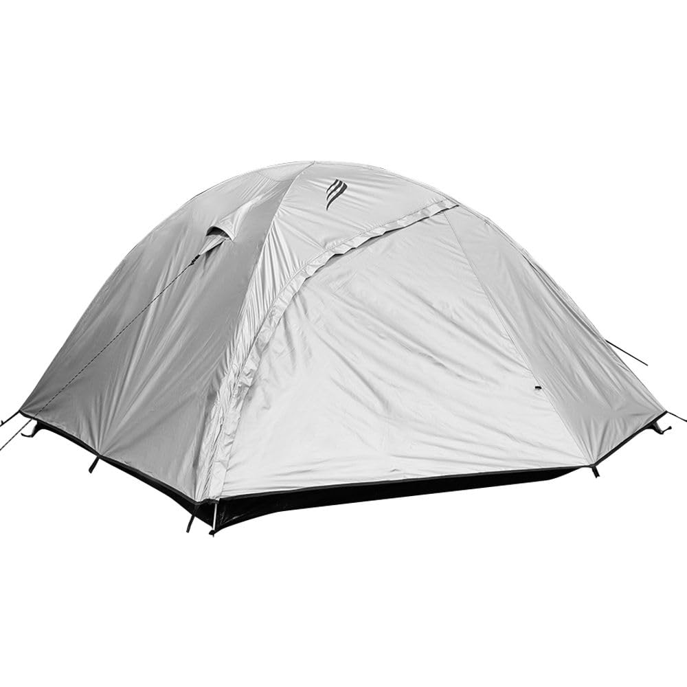 Barraca Nautika Onix para 4 pessoas com tecnologia blackout na cor prata e preta