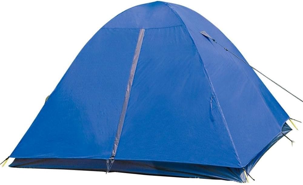 Barraca Nautika Fox azul e cinza para 2 pessoas com coluna d'água de 1.800 mm
