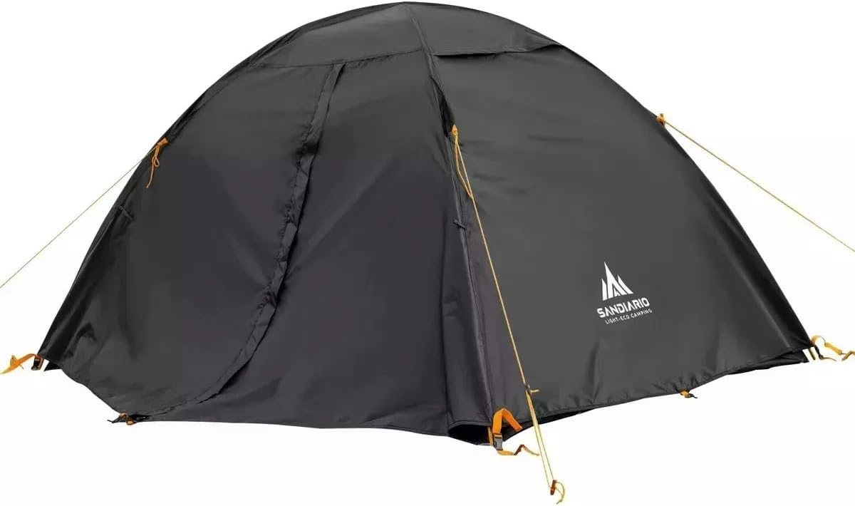 Tenda alpina SANDIARIO preta para 2 a 3 pessoas