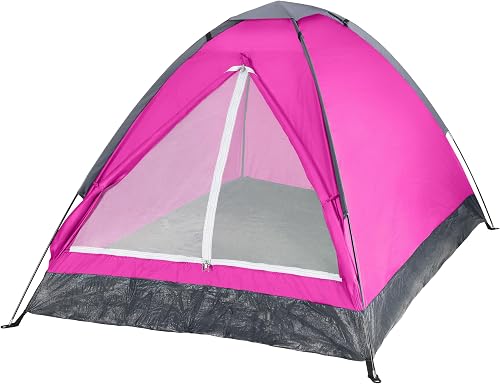 Barraca de camping Wakeman para 2 pessoas na cor rosa