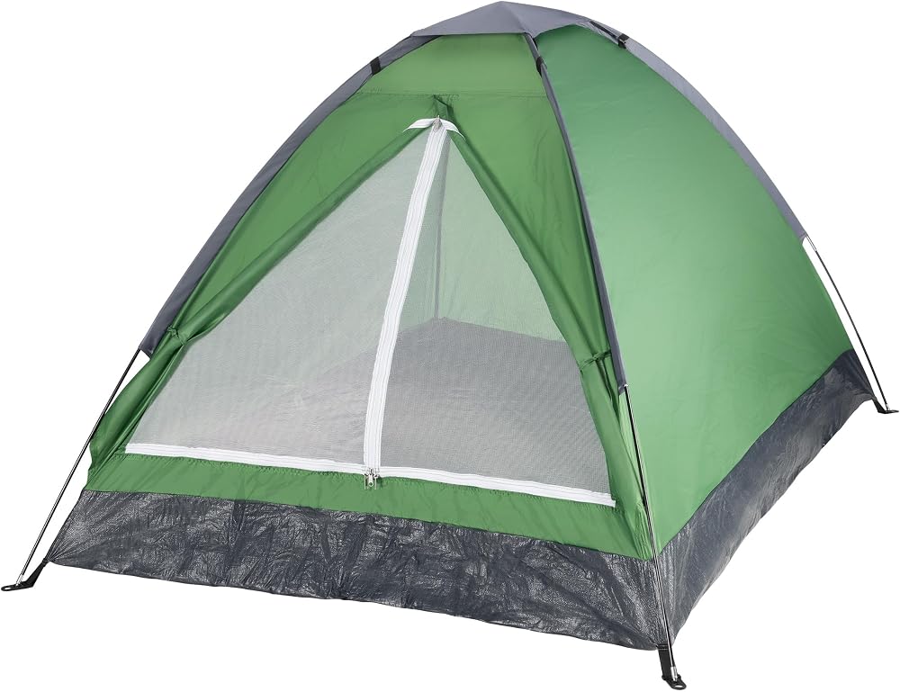 Barraca de camping Wakeman para 2 pessoas na cor verde