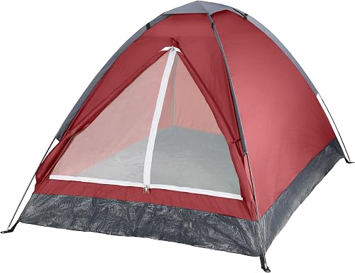 Barraca de camping Wakeman para 2 pessoas na cor vermelha