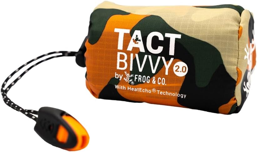 Saco de bivaque Survival Frog Tact Bivvy 2.0 versão compacta