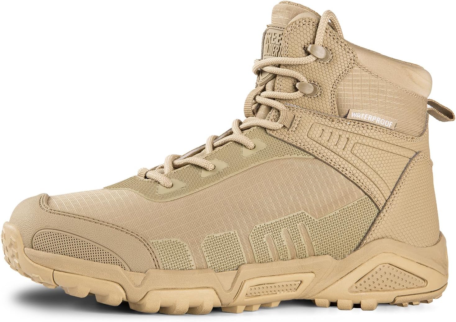 Bota FREE SOLDIER masculina à prova d'água para trekking e trilha
