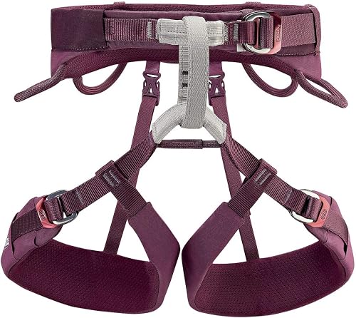Cadeirinha de escalada feminina Petzl Luna na cor violeta