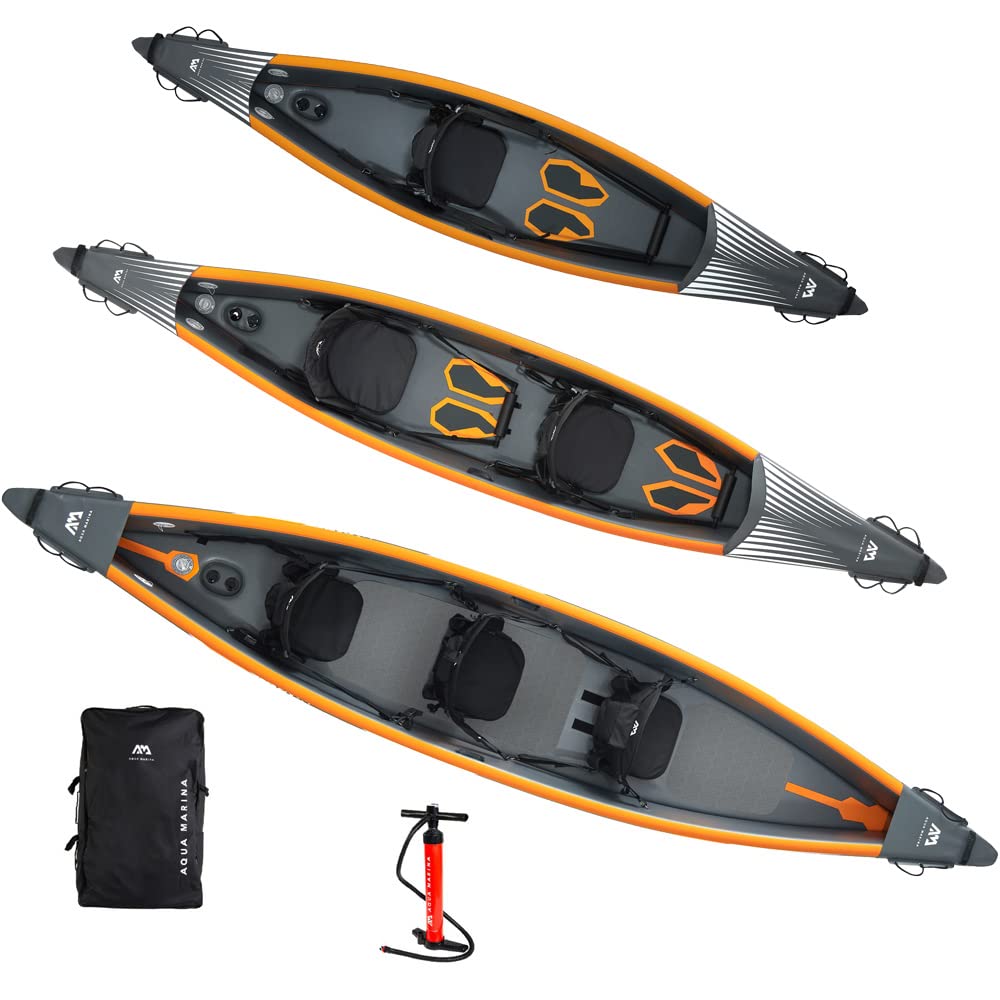 Caiaque inflável Aqua Marina Tomahawk AIR-K 440 para duas pessoas