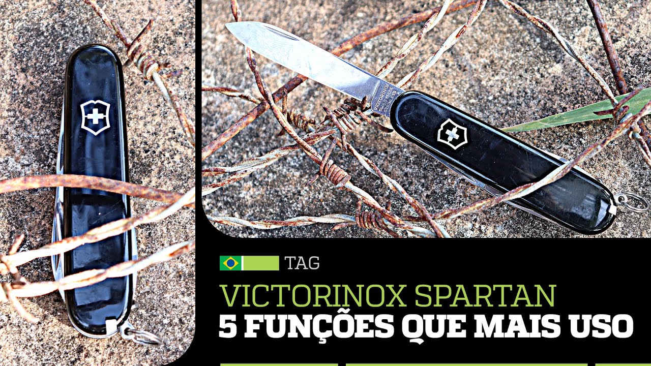 Canivete suíço Victorinox Spartan e as funções mais usadas no dia a dia