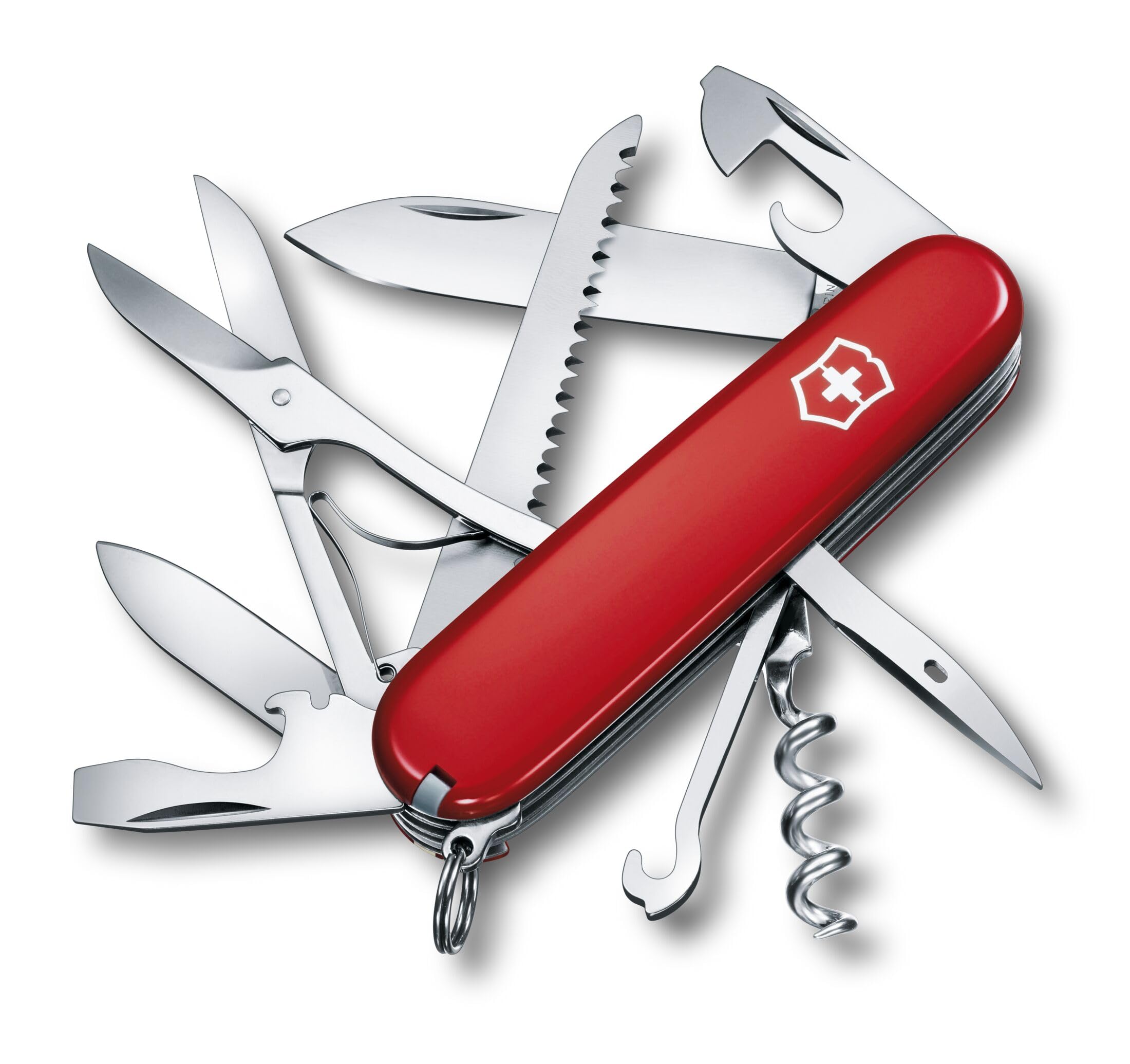 Canivete Victorinox Huntsman vermelho com serra e tesoura