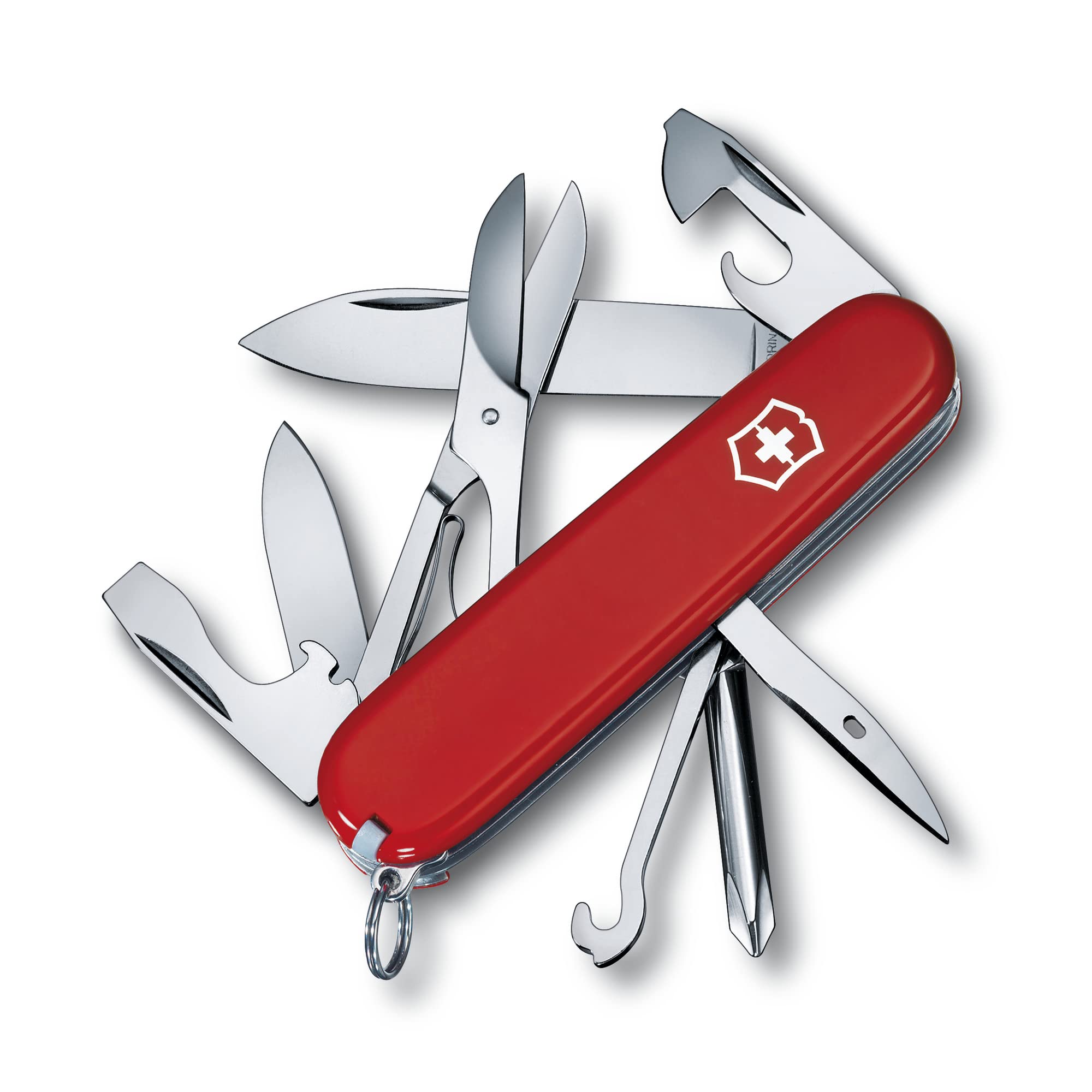 Canivete Victorinox Super Tinker vermelho com chave Phillips e tesoura