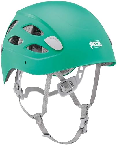 Capacete de escalada Petzl Borea feminino na cor turquesa