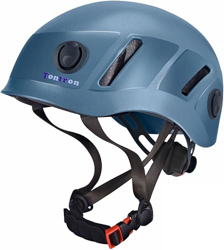 Capacete de escalada e trabalho em altura Tontron TC-CH02 na cor azul