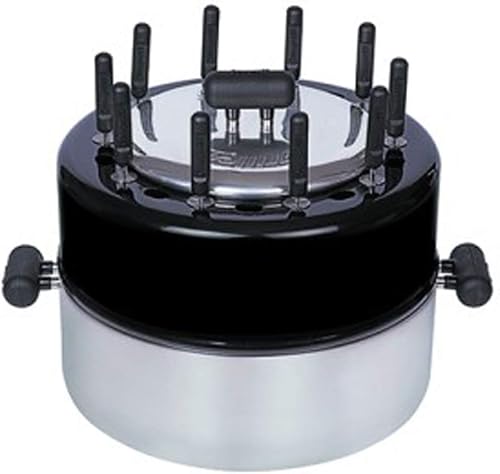 Churrasqueira vertical portátil Giragrill Grillex BR 10 em preto