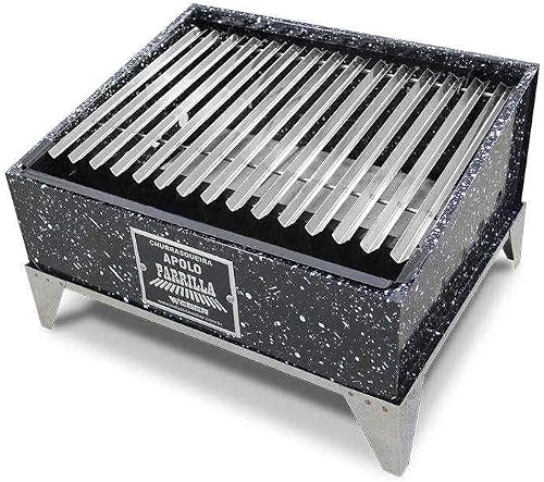 Churrasqueira portátil a carvão Weber Apolo Parrilla Mini em aço carbono