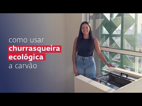 Como usar churrasqueira ecológica a carvao