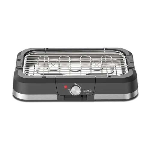 Churrasqueira elétrica Britânia BCQ40 com tampa de vidro temperado