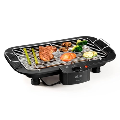 Churrasqueira elétrica Elgin BBQ Show de mesa com bandeja antifumaça