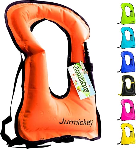 Colete de flutuação inflável Jurmickey na cor laranja