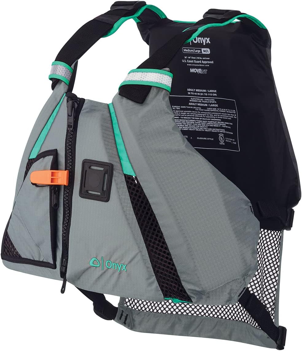 Colete salva-vidas Onyx MoveVent Dynamic Paddle em amarelo para stand up paddle