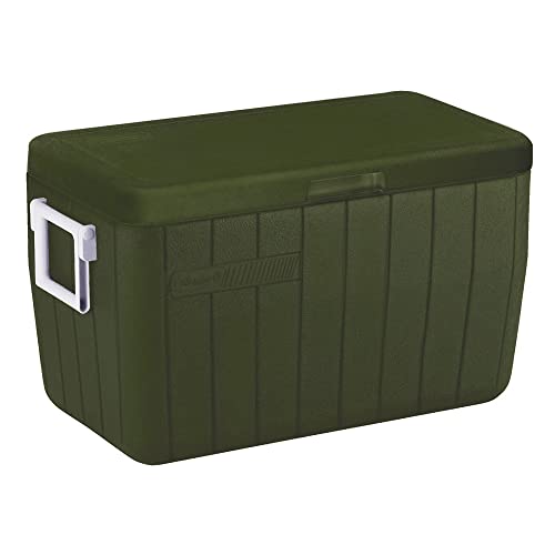 Caixa térmica Coleman 48 QT de 45,4 litros na cor verde militar