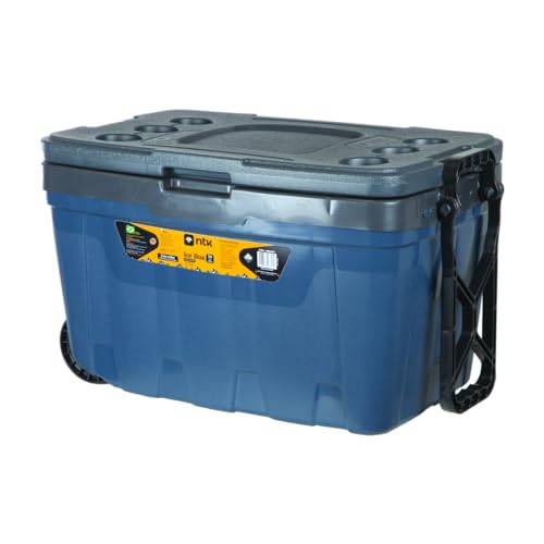 Caixa térmica NTK Ice Box de 54 litros com rodas na cor cinza