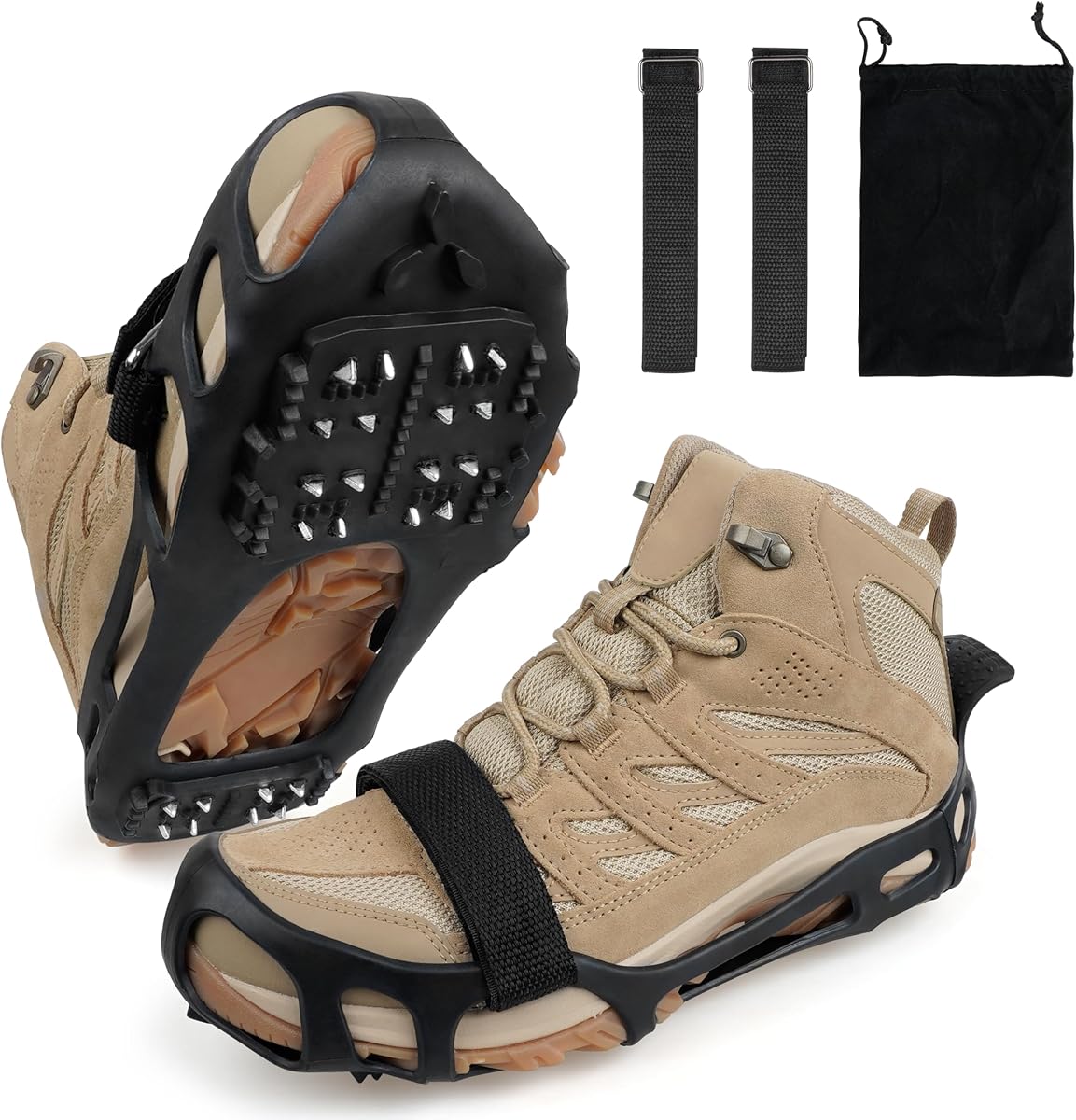 Crampon Shaddock com 24 pontas de tração para botas