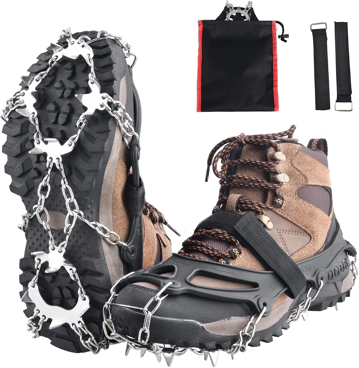 Crampon TRIWONDER com 18 pontas de aço inoxidável