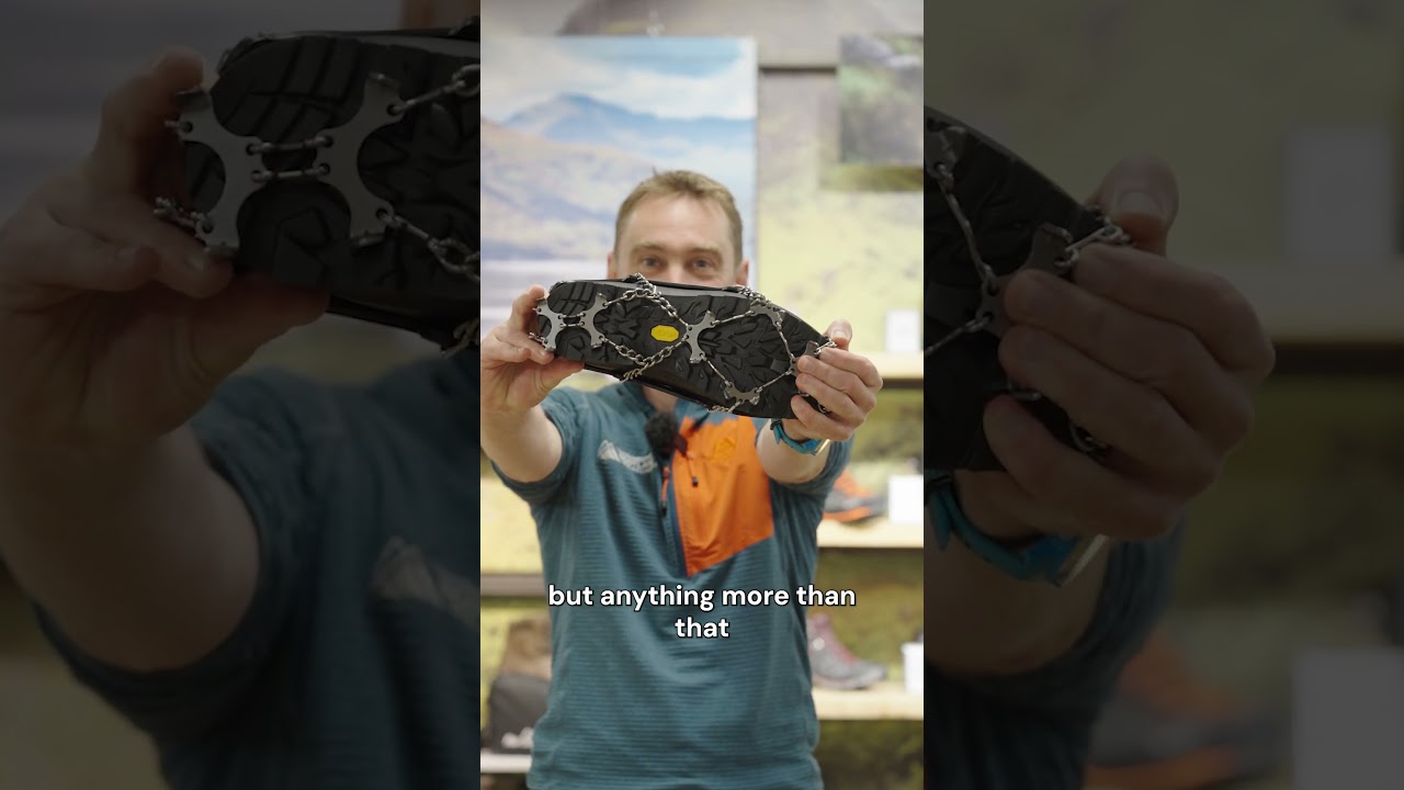 Diferença entre crampons e microspikes para caminhada na neve